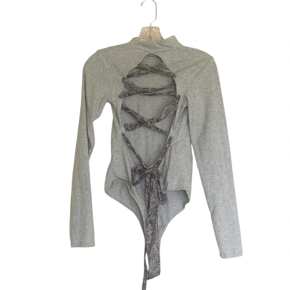 NWOT Free People Straps in the Back Bodysuit